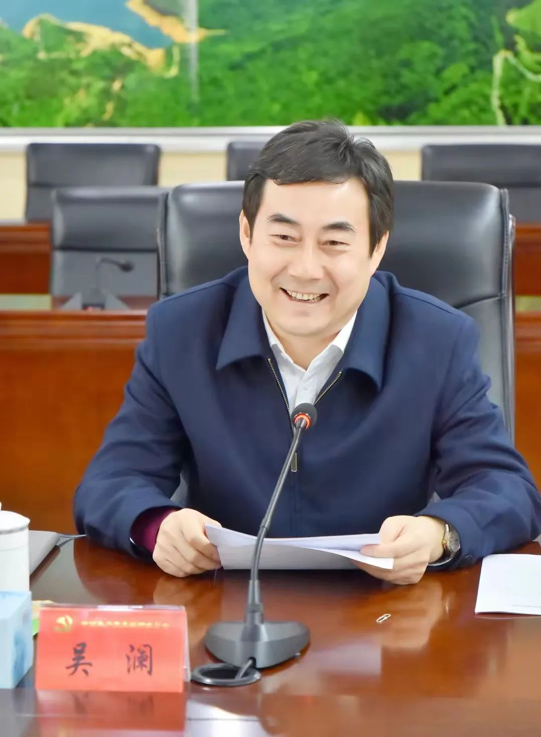 吳瀾會(huì)見(jiàn)上實(shí)集團(tuán)總裁周軍一行