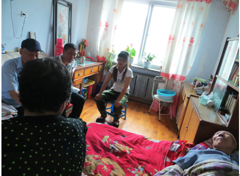 思源社區走訪慰問困難黨員