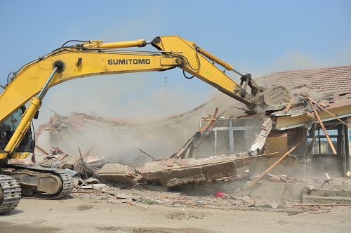 我省首例退出土地依法強拆在高新區成功實施