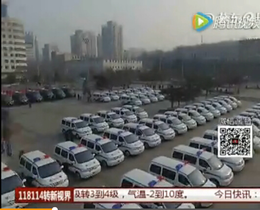 百臺(tái)新警車(chē)入警隊(duì)服役