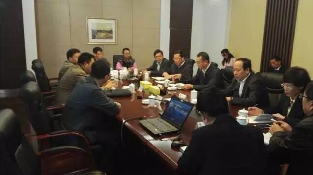 于海會見中電數據服務有限公司副總經理江海一行