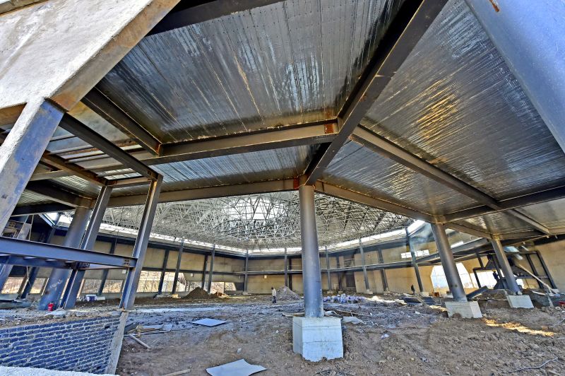 氣候寒冷 高新區御龍山康樂中心項目建設不減速